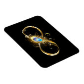 Unendlichkeit mit Golden Peacock Feather Magnet (Rechte Seite)