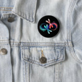 Unendlichkeit mit leuchtenden Libellen Button (Beispiel)