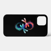 Unendlichkeit mit leuchtenden Libellen Case-Mate iPhone Hülle (Rückseite (Horizontal))