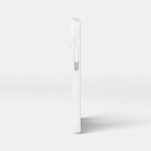 Unendlichkeit mit Lila Feder iPhone Hülle (Linke Seite)