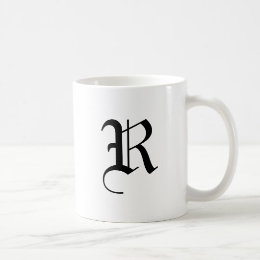 Unendlichkeit Mit Monogramm Tasse (Rechts)