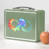 Unendlichkeit mit Rainbow Jellyfish Metall Brotdose (Beispiel)