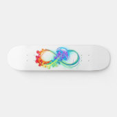 Unendlichkeit mit Rainbow Jellyfish Skateboard (Horizontal)