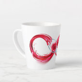 Unendlichkeit mit Rotwein Milchtasse (Linke Ecke)