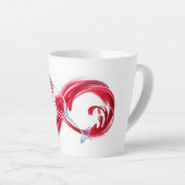 Unendlichkeit mit Rotwein Milchtasse (Rechte Ecke)