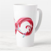 Unendlichkeit mit Rotwein Milchtasse (Rechte Ecke)