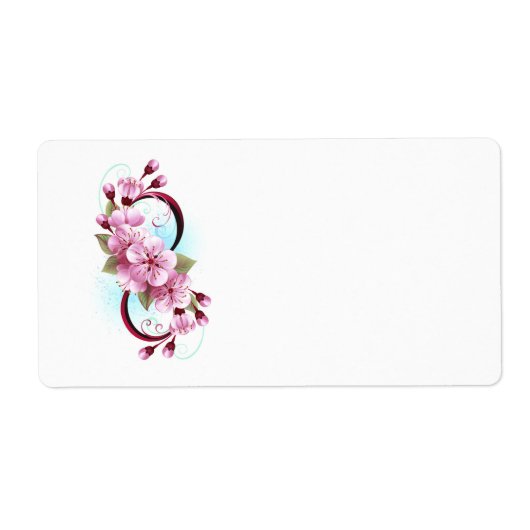 Unendlichkeit mit Sakura Blossom-Blume (Vorne)