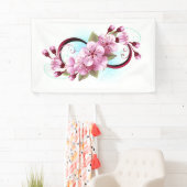 Unendlichkeit mit Sakura Blossom-Blume Banner (Insitu)