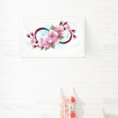 Unendlichkeit mit Sakura Blossom-Blume Banner (InSitu)