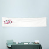Unendlichkeit mit Sakura Blossom-Blume Banner (Messeveranstaltung)