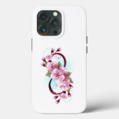 Unendlichkeit mit Sakura Blossom-Blume Case-Mate iPhone Hülle (Rückseite)
