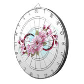 Unendlichkeit mit Sakura Blossom-Blume Dartscheibe (Vorderseite rechts)