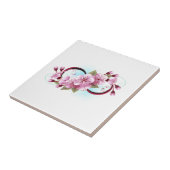 Unendlichkeit mit Sakura Blossom-Blume Fliese (Seite)