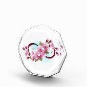 Unendlichkeit mit Sakura Blossom-Blume Fotoblock (Rechts)