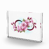 Unendlichkeit mit Sakura Blossom-Blume Fotoblock (Rechts)