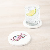 Unendlichkeit mit Sakura Blossom-Blume Getränkeuntersetzer (Seite)