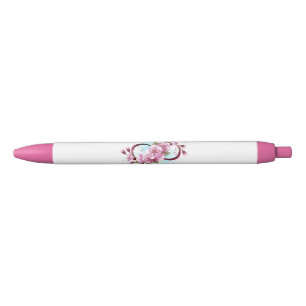 Unendlichkeit mit Sakura Blossom-Blume Kugelschreiber