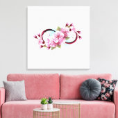 Unendlichkeit mit Sakura Blossom-Blume Leinwanddruck (Insitu (Wohnzimmer))