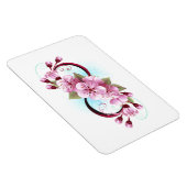 Unendlichkeit mit Sakura Blossom-Blume Magnet (Rechte Seite)