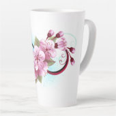 Unendlichkeit mit Sakura Blossom-Blume Milchtasse (Rechte Ecke)
