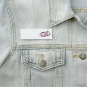 Unendlichkeit mit Sakura Blossom-Blume Namensschild (Beispiel)