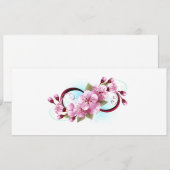 Unendlichkeit mit Sakura Blossom-Blume Programm (Vorne/Hinten)