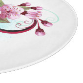 Unendlichkeit mit Sakura Blossom-Blume Schneidebrett (Ecke)