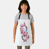 Unendlichkeit mit Sakura Blossom-Blume Schürze (Insitu)