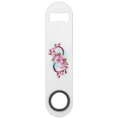Unendlichkeit mit Sakura Blossom-Blume Speed Flaschenöffner (Rückseite)