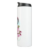 Unendlichkeit mit Sakura Blossom-Blume Thermosbecher (Nach rechts gedreht)