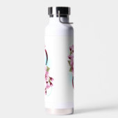 Unendlichkeit mit Sakura Blossom-Blume Trinkflasche (Links)