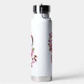 Unendlichkeit mit Sakura Blossom-Blume Trinkflasche (Links)