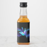 Unendlichkeit mit Zauberschmetterling glänzen