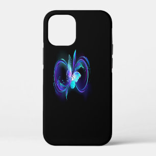 Unendlichkeit mit Zauberschmetterling glänzen Case-Mate iPhone Hülle
