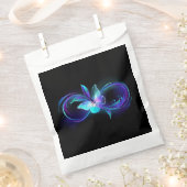 Unendlichkeit mit Zauberschmetterling glänzen Geschenktütchen (Ausgeschnitten)