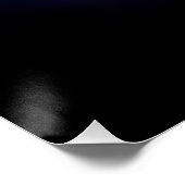 Unendlichkeit mit Zauberschmetterling glänzen Poster (Ecke)