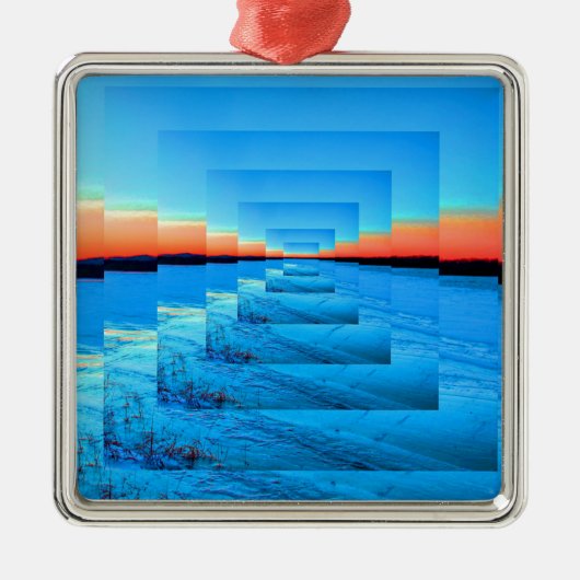 Unendlichkeit Ornament Aus Metall (Vorne)