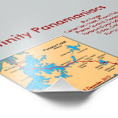 Unendlichkeit Panamaniacs Türkarte Fotodruck (Ecke)