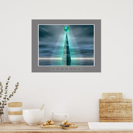 Unendlichkeit Poster (Küche)