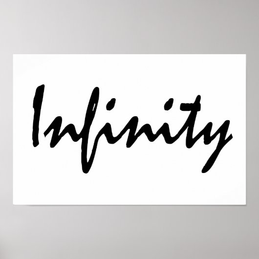 Unendlichkeit Poster (Vorne)