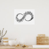 Unendlichkeit Poster (Küche)