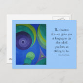 Unendlichkeit Postkarte (Vorne/Hinten)