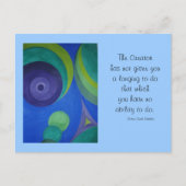 Unendlichkeit Postkarte (Vorderseite)