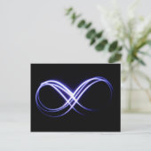 Unendlichkeit Postkarte (Stehend Vorderseite)