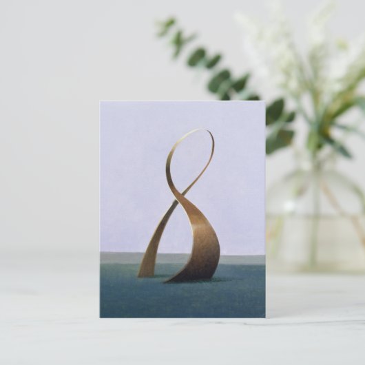Unendlichkeit Postkarte (Stehend Vorderseite)