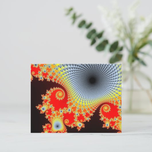 Unendlichkeit Postkarte (Stehend Vorderseite)