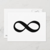 Unendlichkeit Postkarte (Vorne/Hinten)