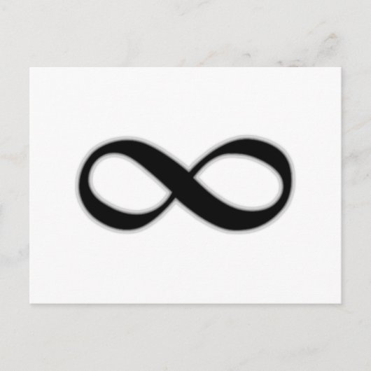 Unendlichkeit Postkarte (Vorderseite)