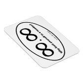 Unendlichkeit Punkt Unendlichkeit Decal Magnet (Rechte Seite)