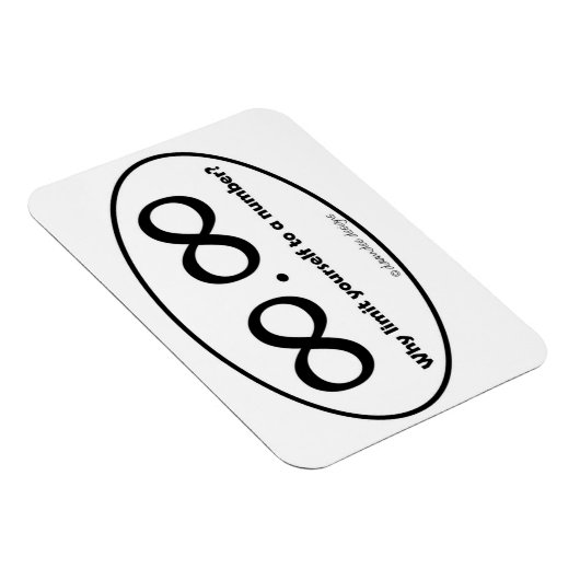 Unendlichkeit Punkt Unendlichkeit Decal Magnet (Rechte Seite)